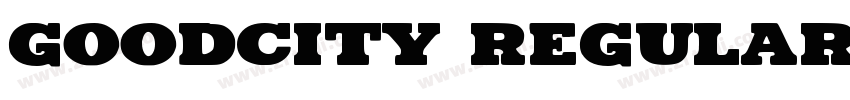 GOODCITY Regular字体转换